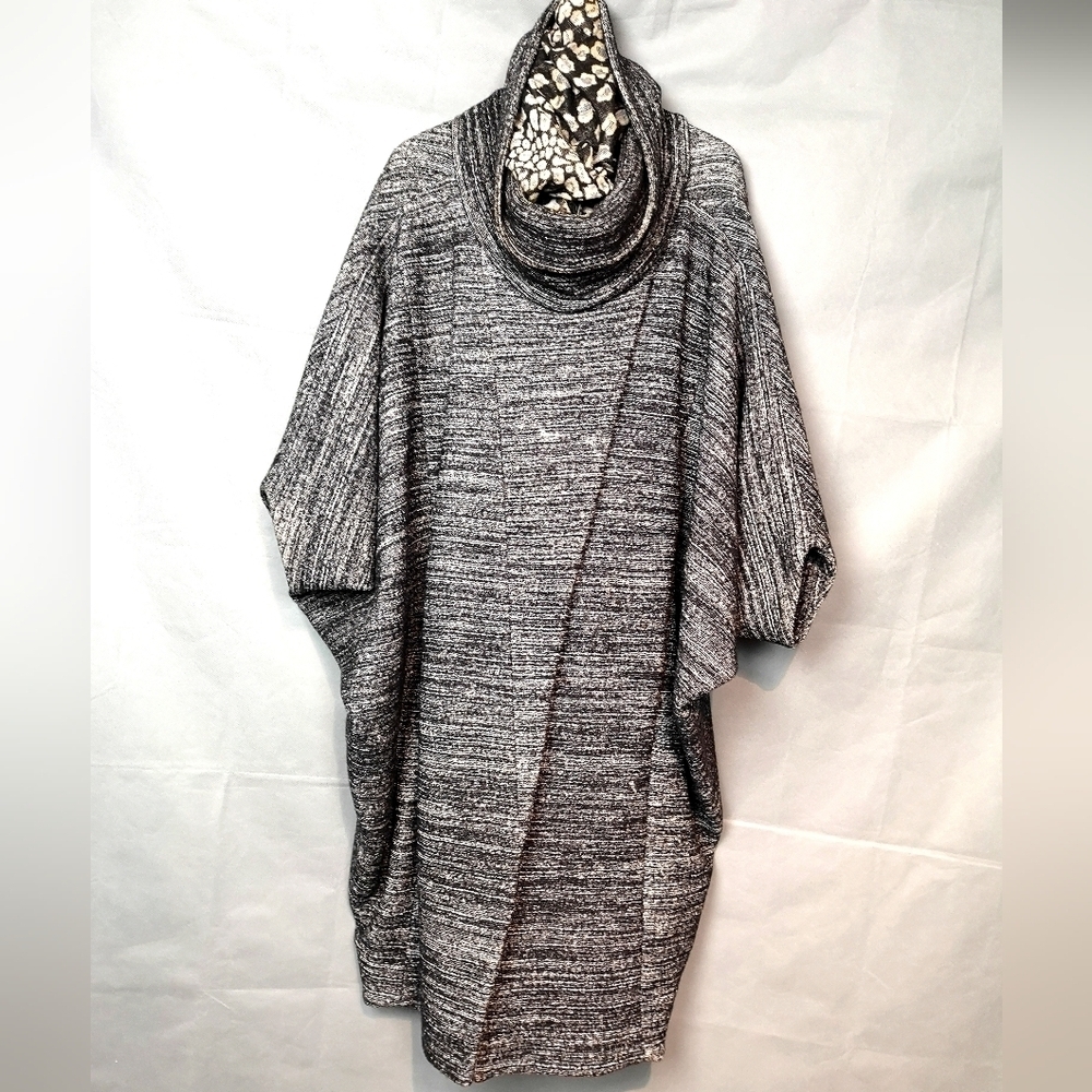 Y2K Vintage Funnel Neck Cozy Knit Scarf Coat ***HOST PICK***